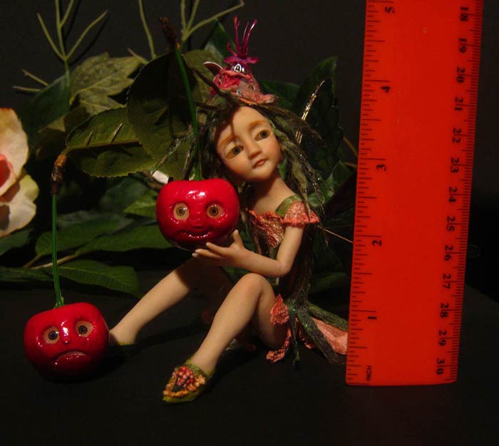 Ooak Fairy Fae Licia and little Sisters